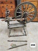 Early Irish Spinning Wheel