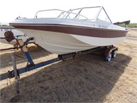 18' Cobalt boat with trailer