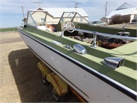 18' boat with trailer