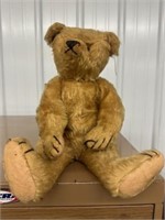 Early Teddy Bear, Jointed Body Looks to Be Steiff