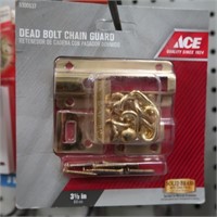 5 Ace 3.5" Deadbolt & Chain Guard