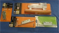 Patio Door Handle, 2 Mortise Adj Latches 45Á