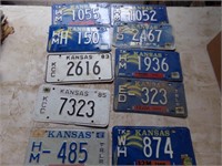 (10) Kansas license plates
