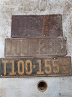 (3) KS plates 1935, 37,38