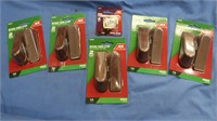 5 Brown Wedge Door Stops, 1 Inside Corner Brace