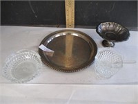 Oineda Silver plate and sugar bowl