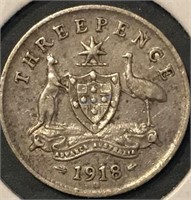 1918 Three Pence Australia