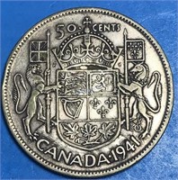 1941 Fifty Cents Canada