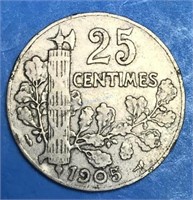 1905 France 25 Centimes