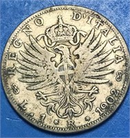 1902 Italy 1 Lira