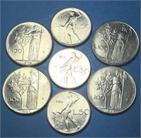 Italy Coins 1976-1984