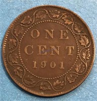 1901 Large Cent Canada