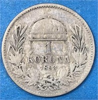 1893 1 Korona - Hungary