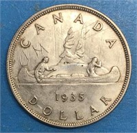 1935 Silver Dollar Canada