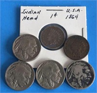 USA Indian Head Coins