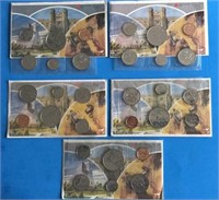 5X 1980-1984 Prooflike Coin Sets