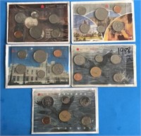1985-1989 Prooflike Coin Sets