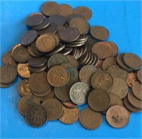 Lot Pennies Mixed Dates