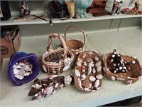 Baskets and shells