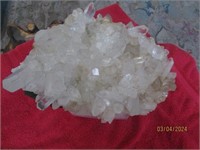 Genuine Quartz Crystal Cluster From Brazil 9 LBS