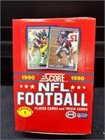 1990 Score NFL Football Full Wax Box