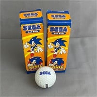 Set of two 3-packs of Rare SEGA Golf Balls
