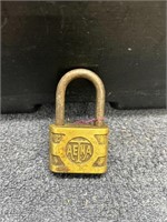Vintage AETNA Gold Lock