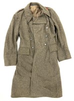 1957 Swedish Army Wool Trench Coat