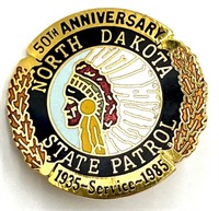 North Dakota 50th Anniversary State Patrol Pin