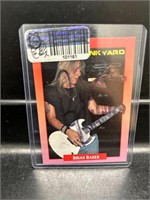 Brian Baker Rock and Roll Music Card Signed-JUNKYA