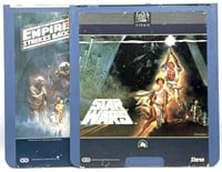 (2) Star Wars CED Movie Video Discs