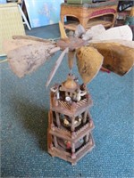 Vintage Wooden Windmill - Needs TLC