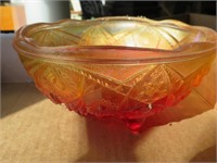 Frosted Vintage Jeanette Glass Bowl