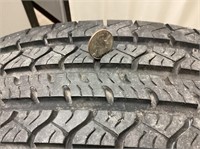 235/70R15 tire on rim