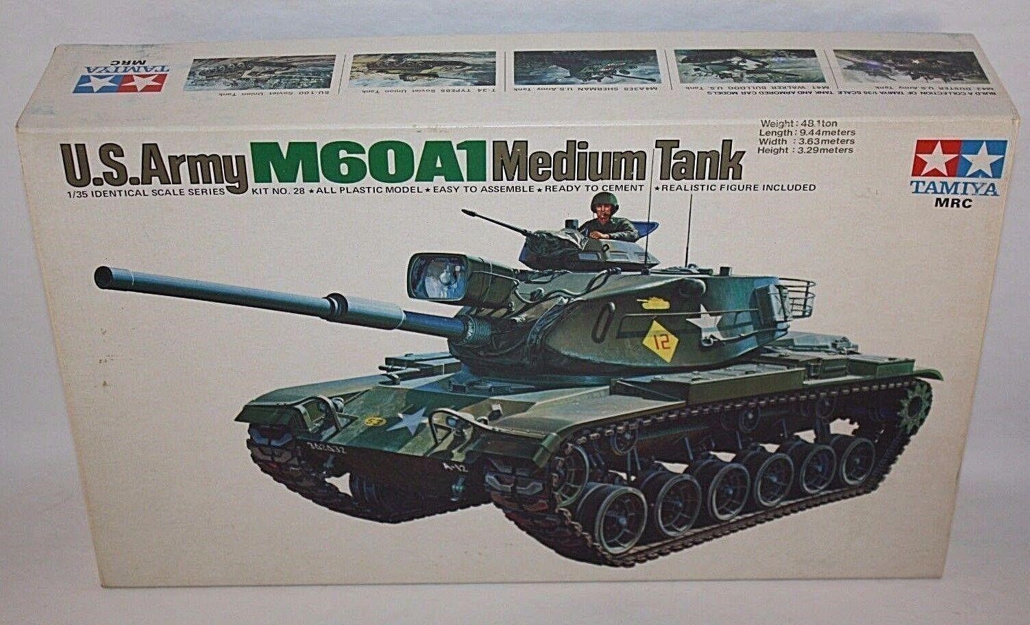 TAMIYA U.S ARMY M60A1 MEDIUM TANK 1/35 SCALE MODEL