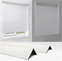 MiLin White PVC Light Blocking Strips for Window