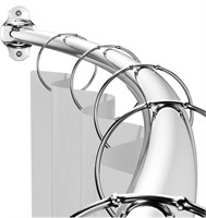 Mcrbeay Curved Shower Curtain Rod, Adjustable