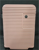 JZRSuitcase pink hard shell suitcase w/
