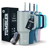 O'JAY Insulated 40oz Tumbler with Handle and