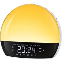 Cabtick Sunrise Alarm Clock, Bluetooth Speaker