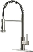 *Kitchen Faucet with Pull Down Sprayer, Silver*