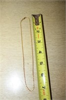 Necklace   ( 10 K - Gold Filled)