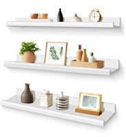Annecy Floating Shelves Wall Mounted Set of 3, 24