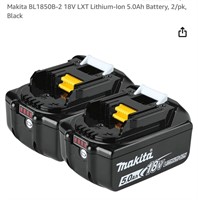 Makita BL1850B-2 18V LXT Lithium-Ion 5.0Ah Batter