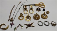 Antique Jewellery & Scissors