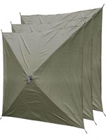 3pack 6' x 6' Wind / Shade Panels Camping Bungee