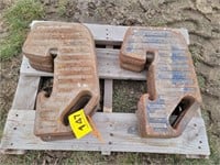 (4) Suitcase weights