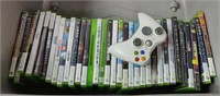 Assorted Xbox 360 Games & Controller Incl Halo 3,