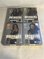 67 THE AVENGERS DVD SETS 1-4 NEW IN PACKAGE