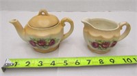 1 Cup Teapot & Creamer From Slovakia